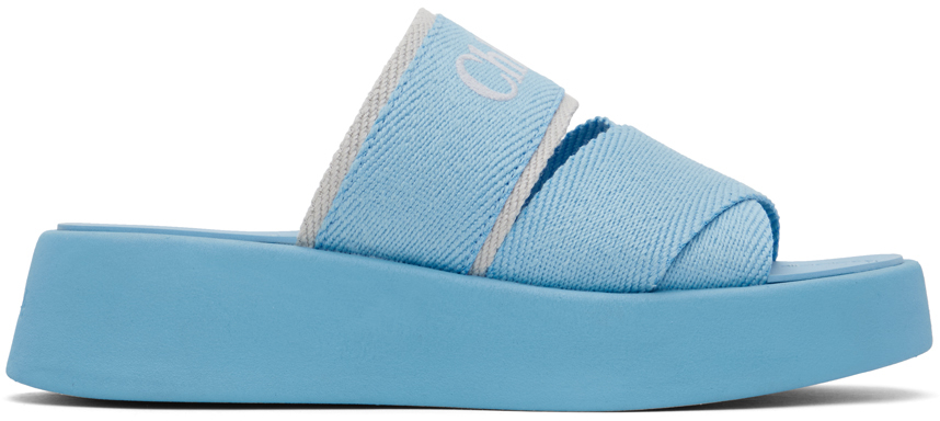 Chloé Blue Mila Sandals