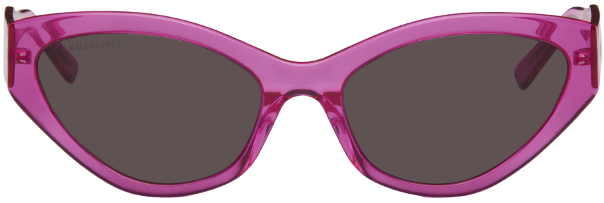Balenciaga Pink Everyday Cat-Eye Sunglasses