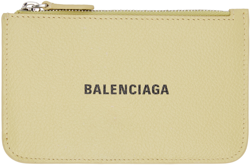 Balenciaga Yellow Cash Large Long Coin & Card Holder