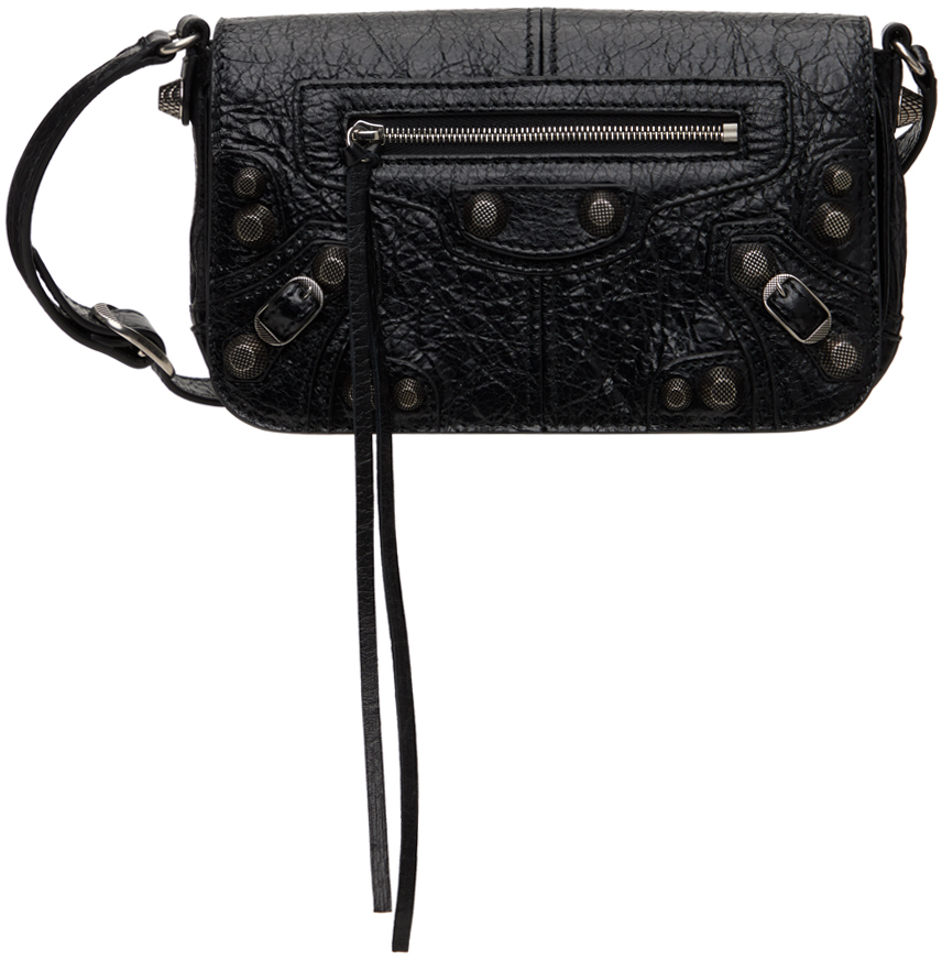Black 'Le Cagole' Mini Flap Bag