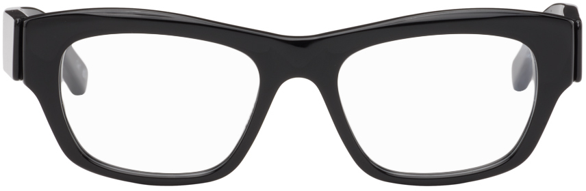 Balenciaga: Black Square Glasses | SSENSE UK