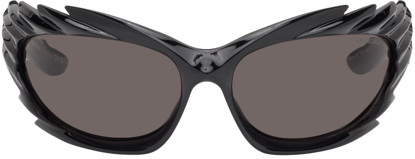 Black Wraparound Sunglasses