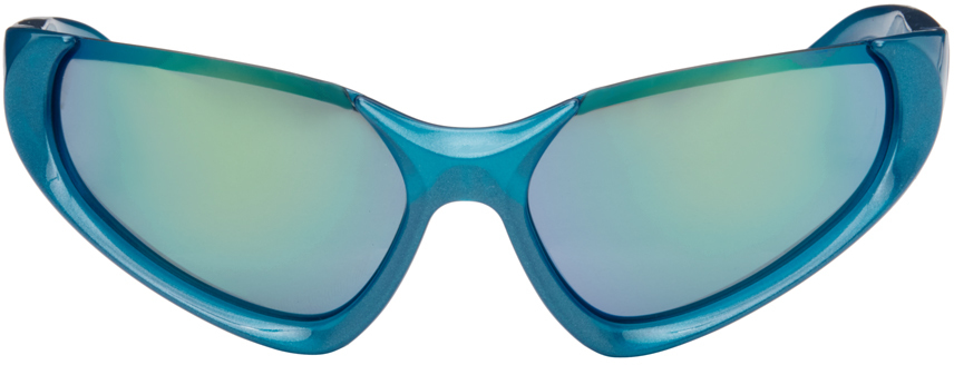 Balenciaga Blue Cat-eye Sunglasses In Light-blue-light-blu