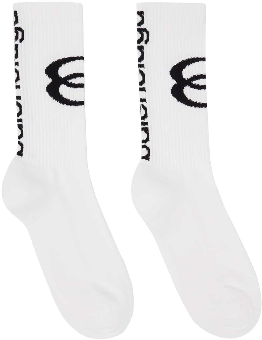 Balenciaga White Unity Socks SSENSE UK