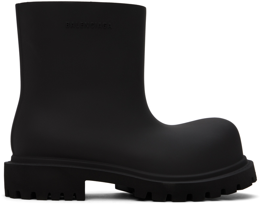 Balenciaga Black Steroid Bootie Boots