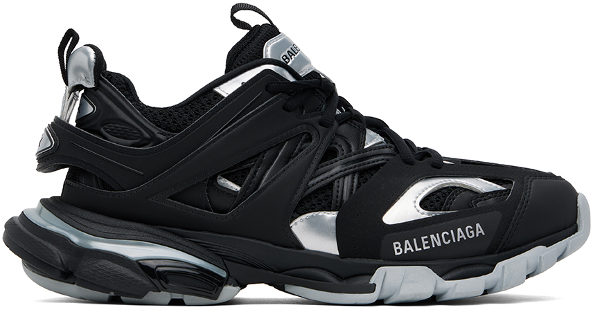 Balenciaga: Black Track Sneakers | SSENSE