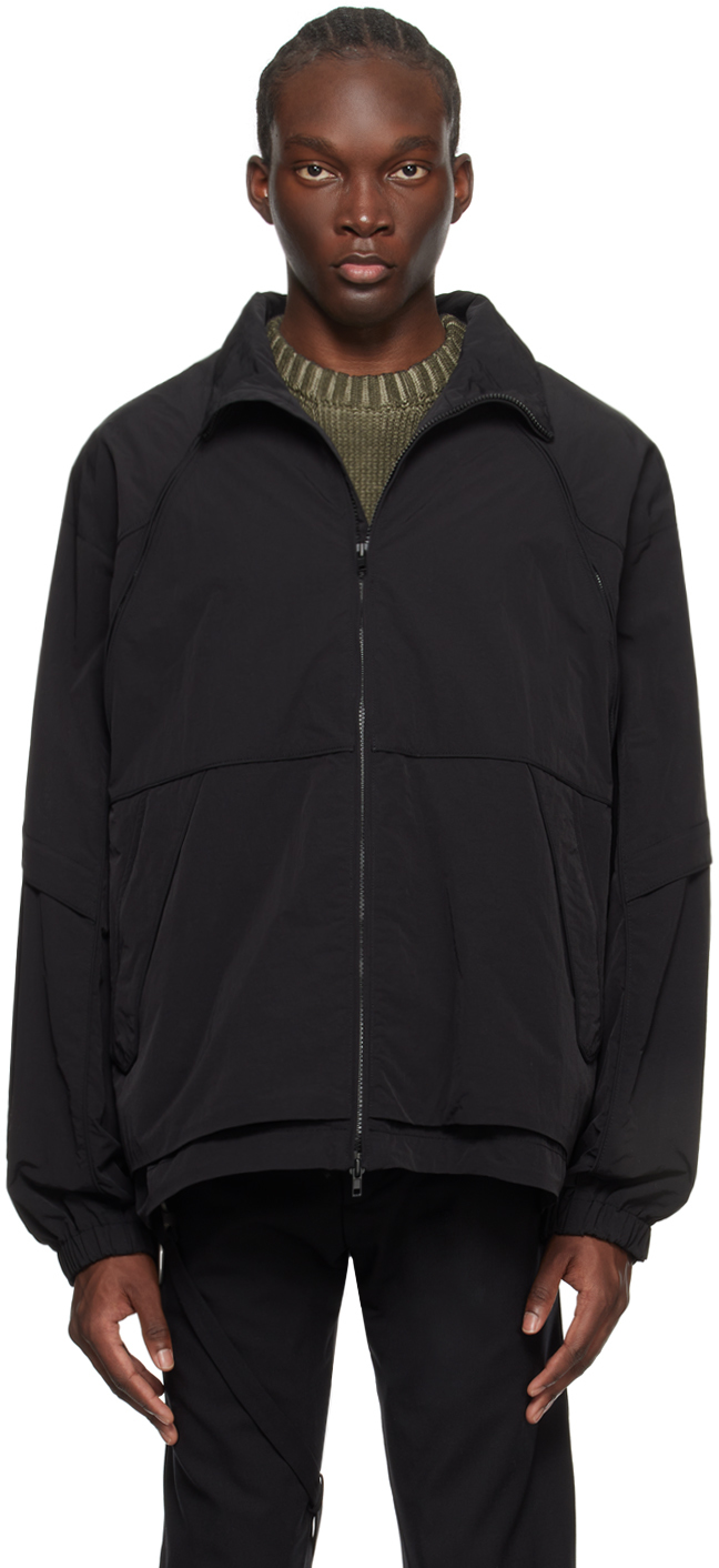 Juun.J: Black Detachable Sleeve Jacket | SSENSE