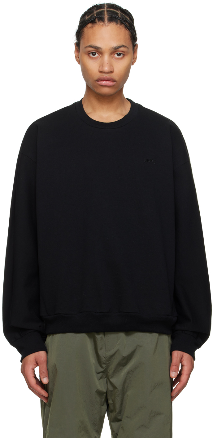 Juun.J SSENSE Exclusive Black and Orange Layered Long Sleeve T-Shirt Juun.J