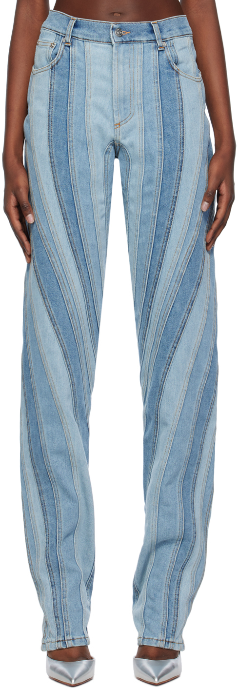 Blue Spiral Jeans