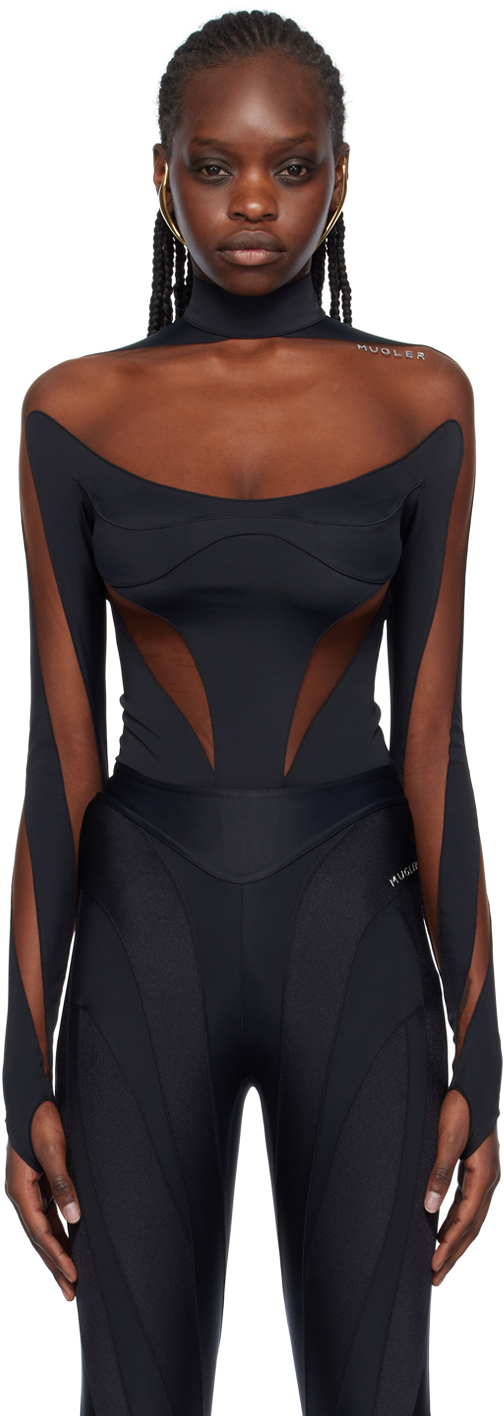 MUGLER - Cut-out BODYSUIT  HBX - Globally Curated Fashion and