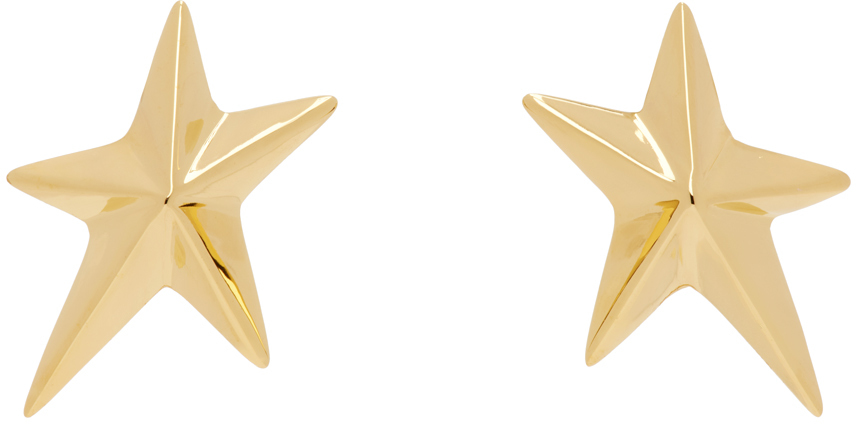 Mugler Gold Armor Earrings