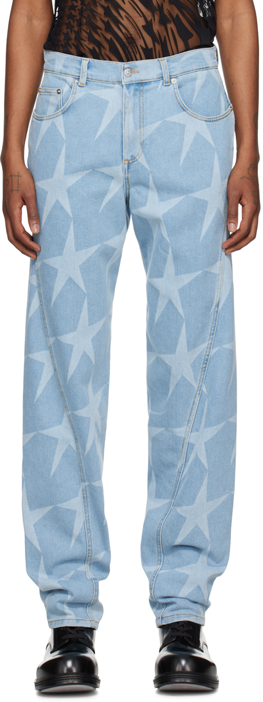 Mugler Blue Star Jeans