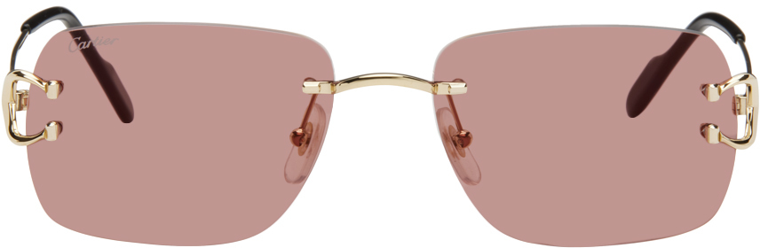 Gold 'C De Cartier' Sunglasses