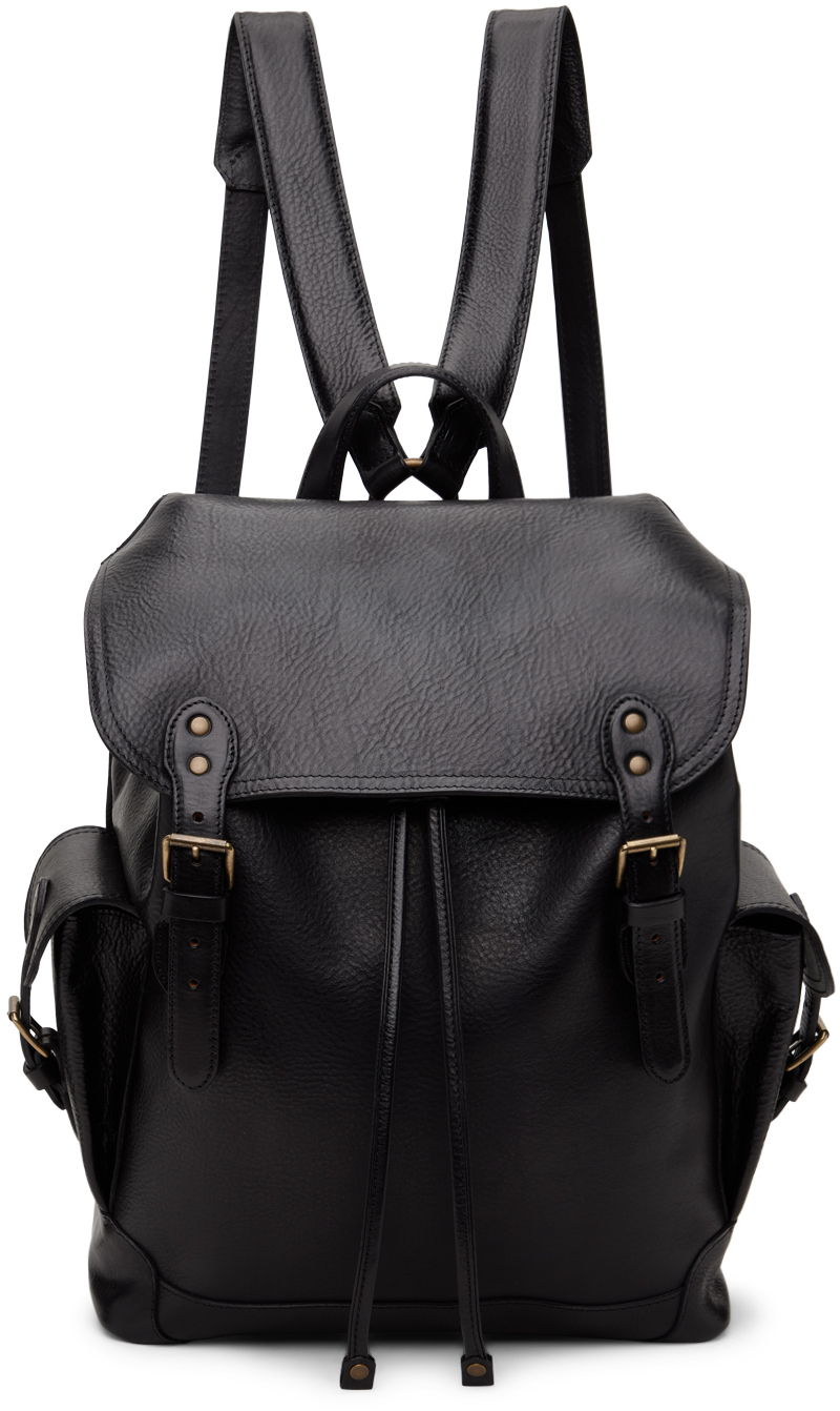 Officine Creative Black Rare 041 Backpack In Supernero