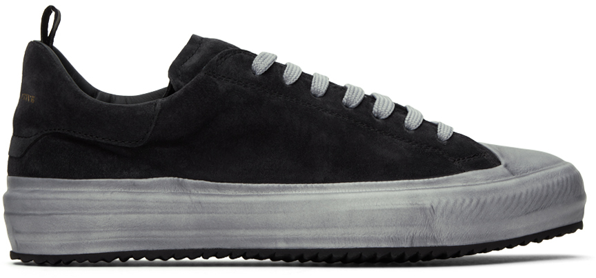 Officine Creative Black Mes 009 Sneakers In Soft Black