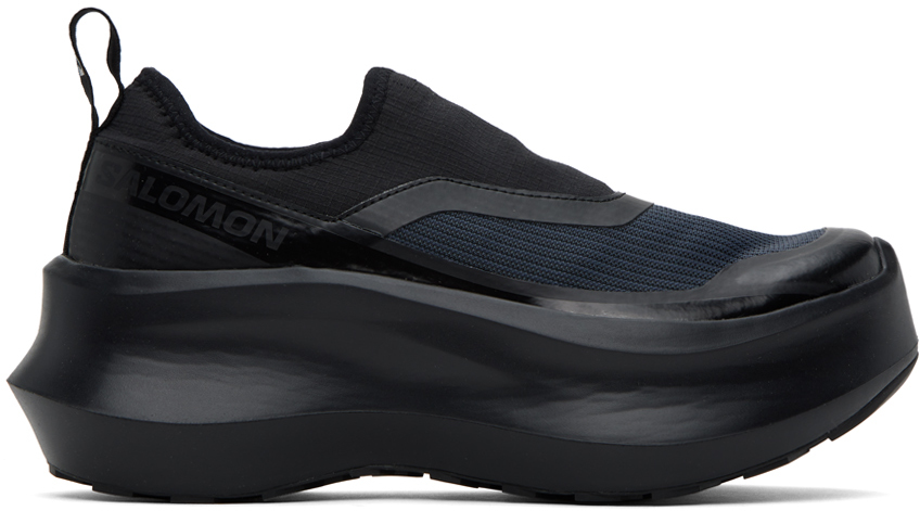 Black Salomon Edition Slip On Platform Sneakers