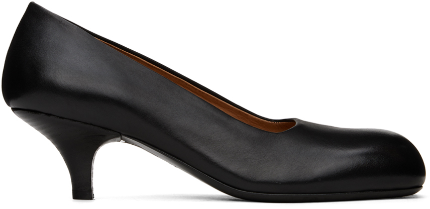 Marsèll: Chaussures à petit talon Tillo noires | SSENSE France