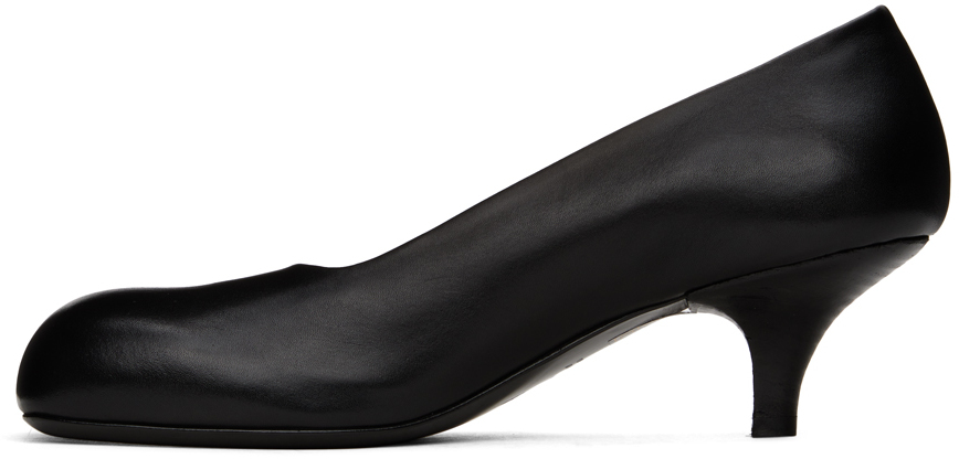 Marsèll Black Tillo Heels In 666 Black