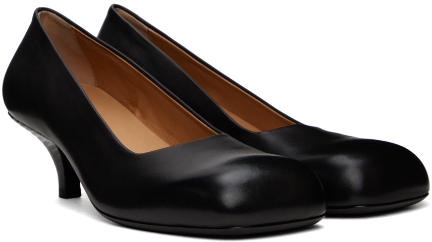 Marsèll Black Tillo Heels In 666 Black