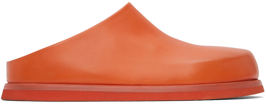 【関税込み】Marsell オレンジ Accom スリッポン Orange Accom Loafers by Marsèll on Sale