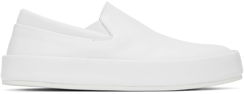 Marsèll White Cassapelle Trainers In Bianco Optical