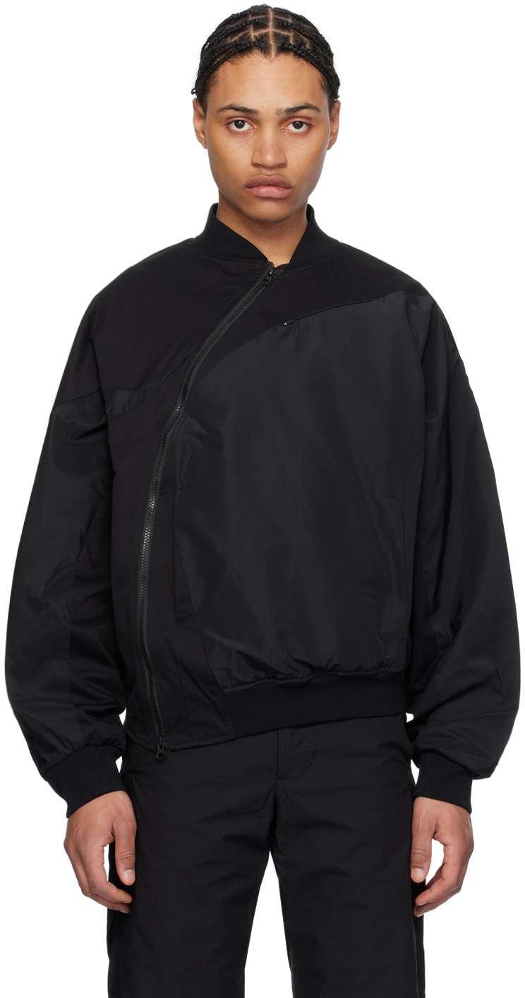 POST ARCHIVE FACTION (PAF) Black 6.0 Center Bomber Jacket