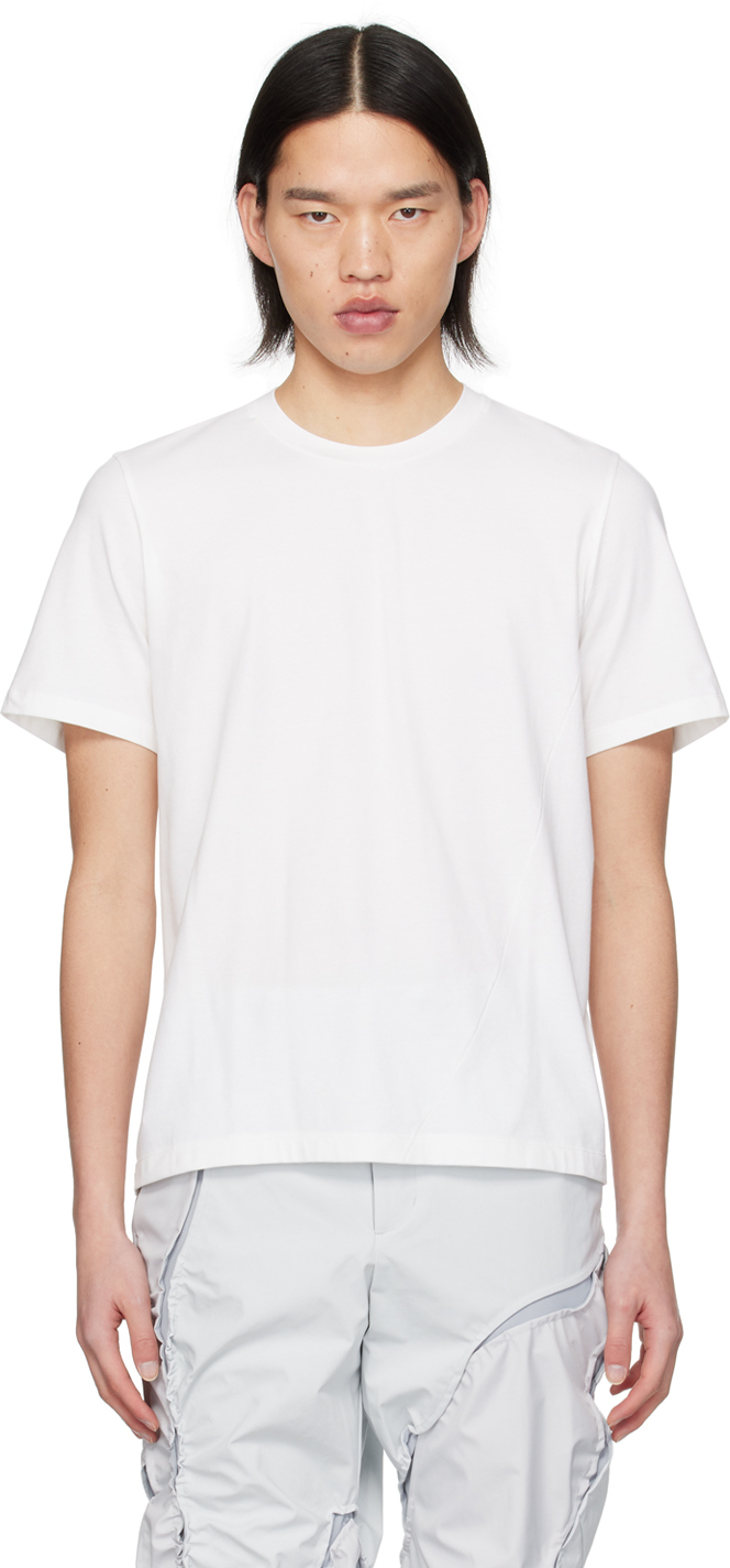 POST ARCHIVE FACTION (PAF) White 6.0 Right T-Shirt