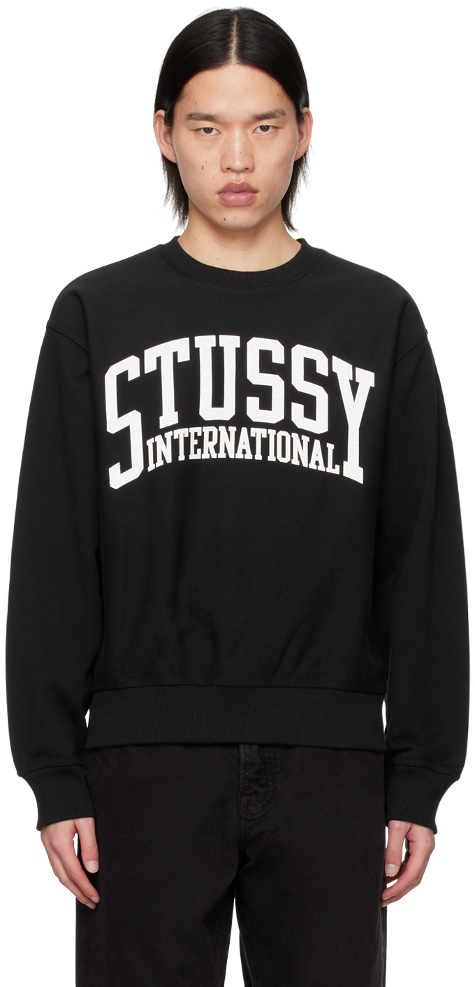 Stüssy Black 'International' Sweatshirt