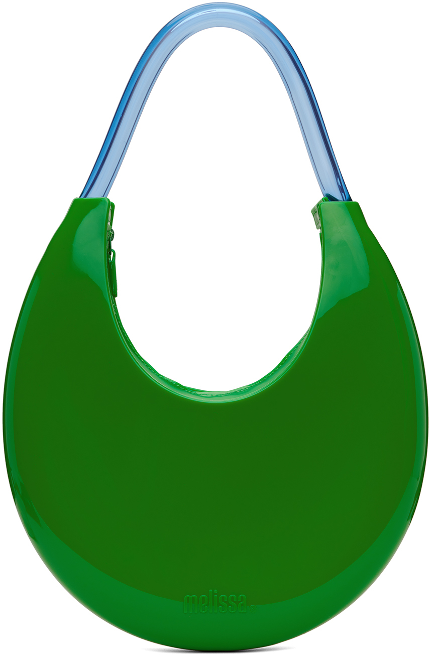Shop Melissa Green Moon Bag In Ah539 Green