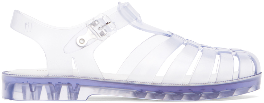 Shop Melissa Blue Possession Sandals In 06008 Clear