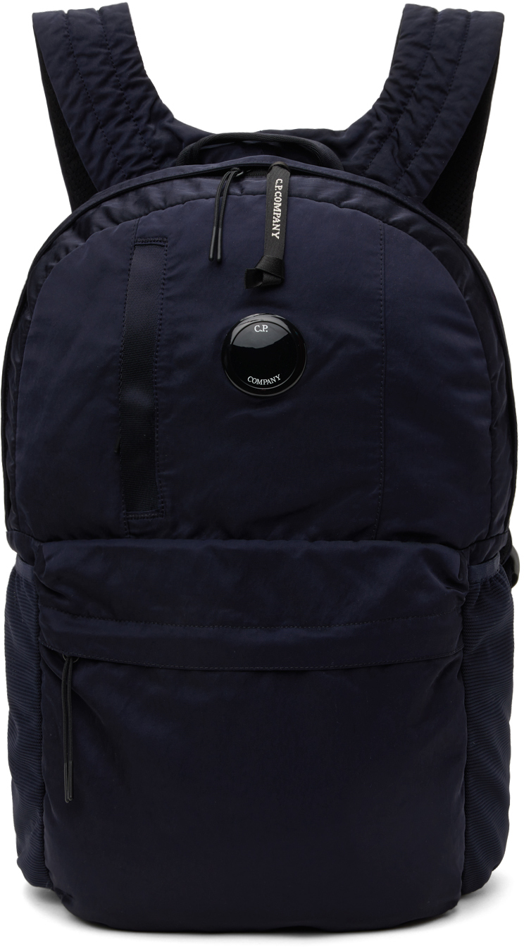Shop C.p. Company Navy Nylon B Backpack In Total Eclipse 888