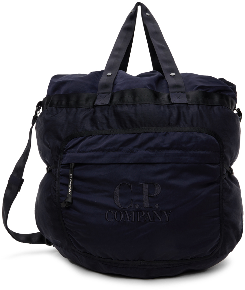 Shop C.p. Company Navy Nylon B Crossbody Messenger Bag In Total Eclipse 888