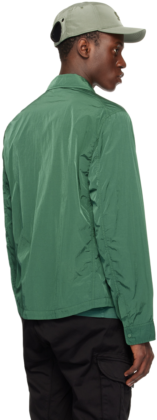 C.p. Company Green Pocket Jacket In Duck Green 649