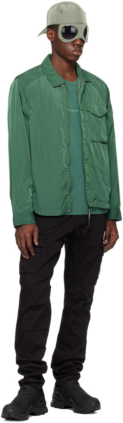 C.p. Company Green Pocket Jacket In Duck Green 649