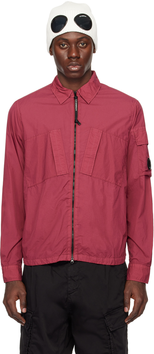 C. P. Company Red Zip Shirt