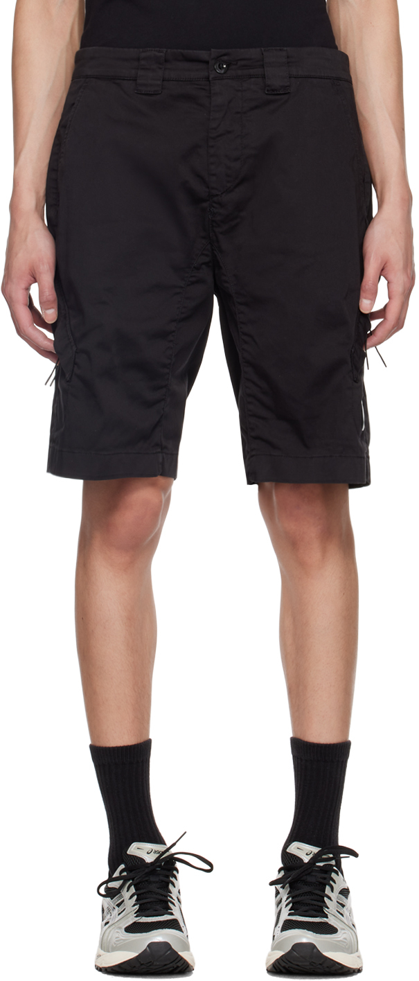Black Utility Shorts