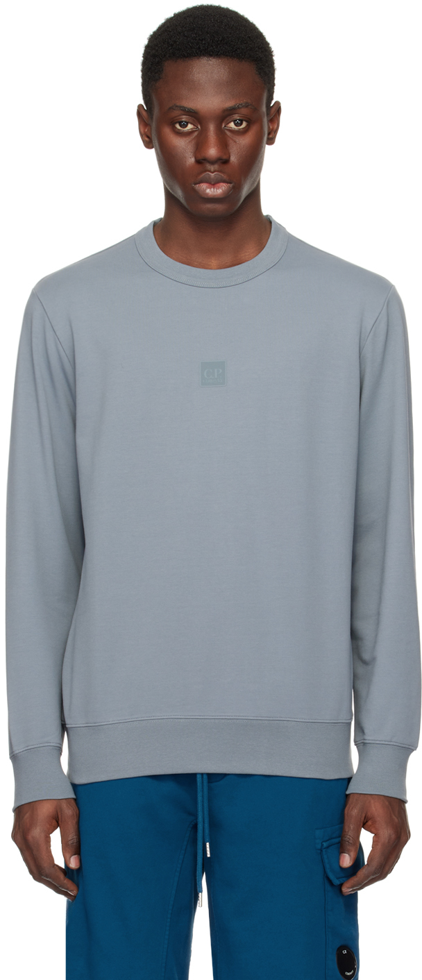 Cp company grey sweatshirt best sale