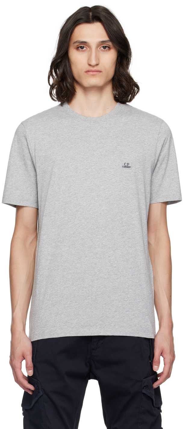 Gray Patch T-Shirt by C.P. Company on Sale