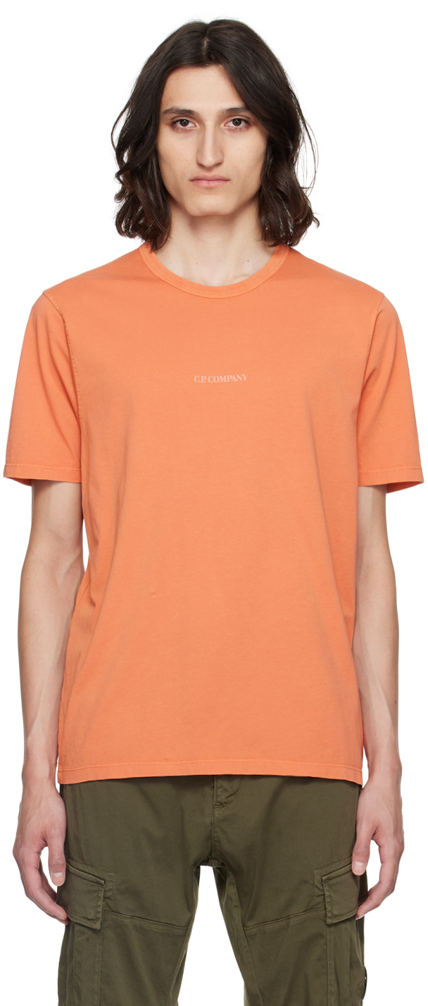 C.P. Companyのオレンジ ロゴプリント Tシャツがセール中