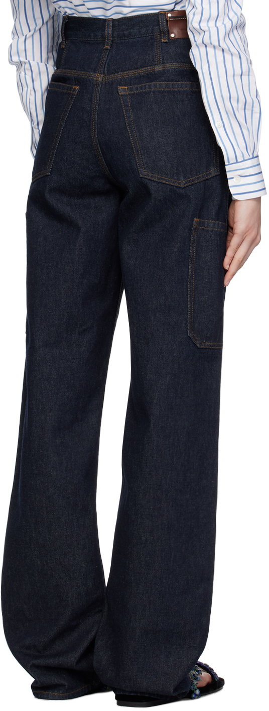Dries Van Noten Indigo Five-pocket Jeans In 507 Indigo