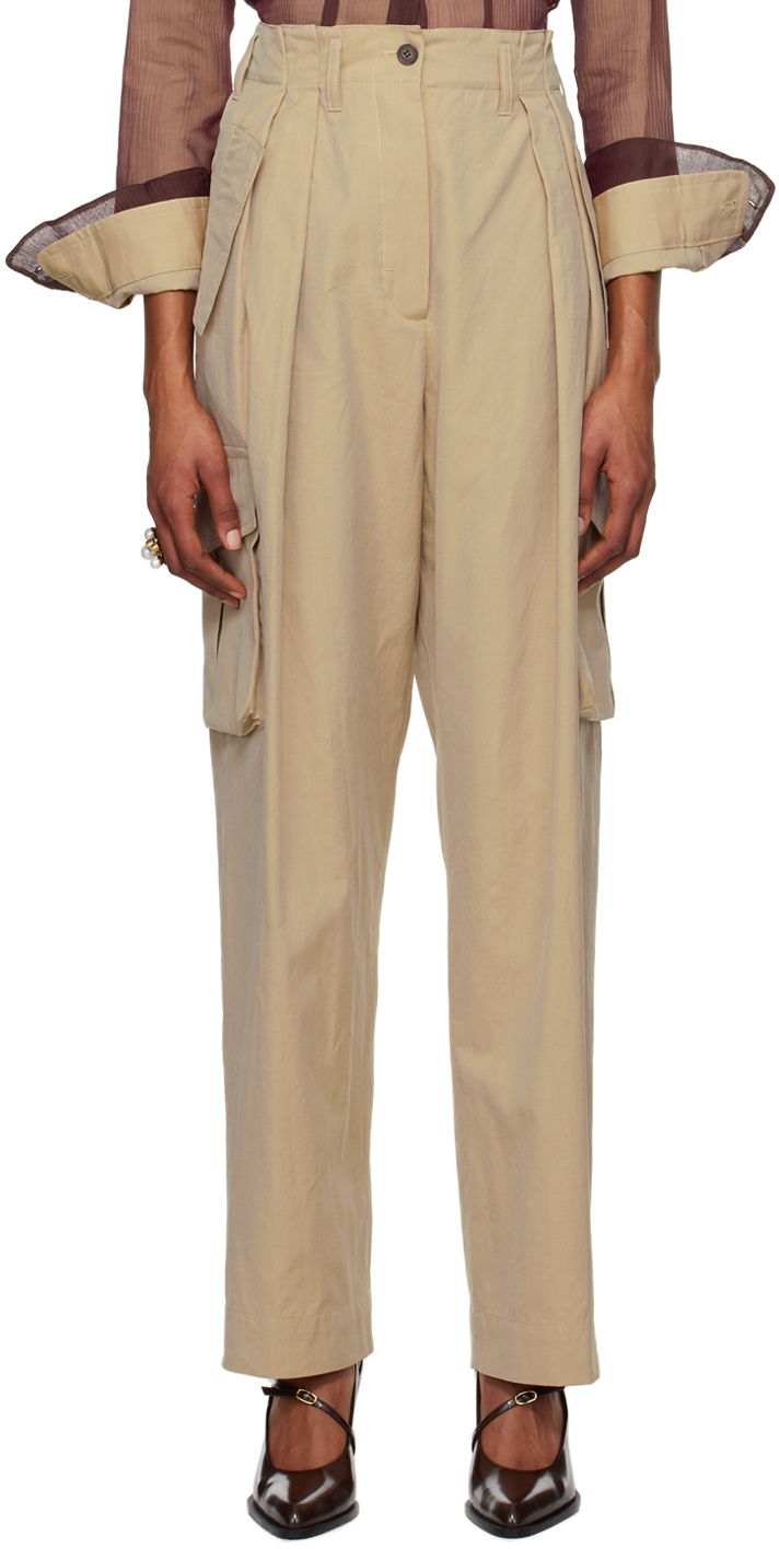 【上品な光沢感】Dries Van Noten エラスティックトラウザーズ dries-van-noten-black-cropped-