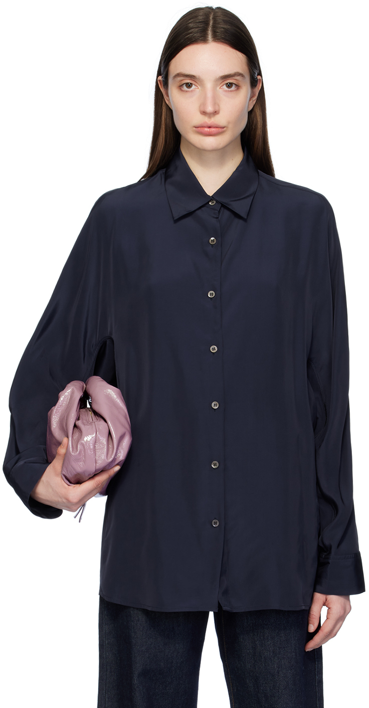 9,000円Dries Van Noten / Navy shirts（Size 46）
