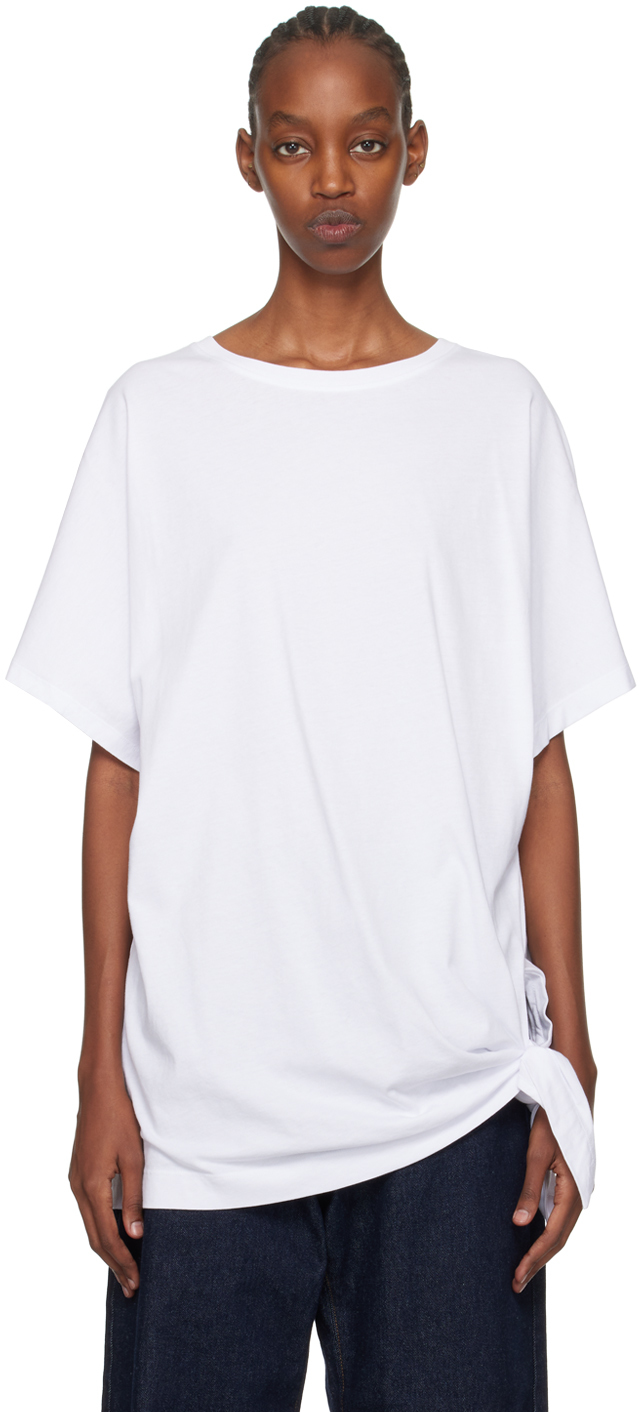 Shop Dries Van Noten White Henchy T-shirt In 100 White