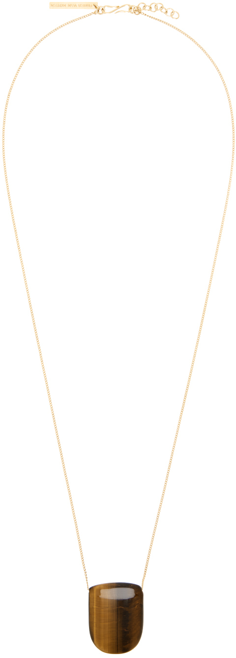 Gold Tiger-Eye Necklace