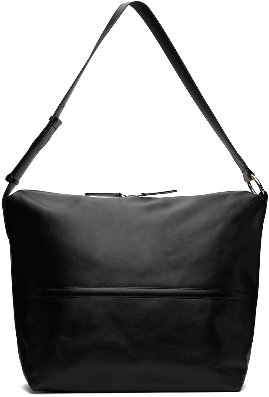 Shop Dries Van Noten Black Crossbody Bag In 900 Black