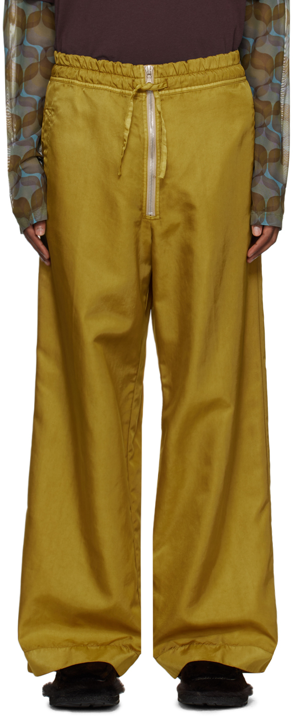 Yellow Overdyed Trousers