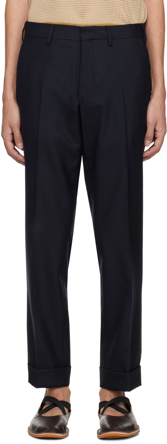 Buy Lipsy Navy Blue Smart Tapered Trousers from Next USA