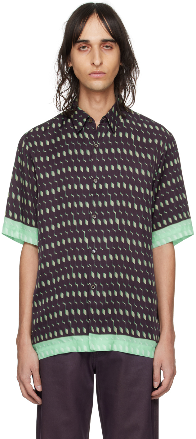 Chemise Graphique Print Vintage 80's