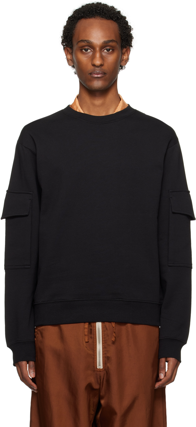 Black Cargo Sweatshirt