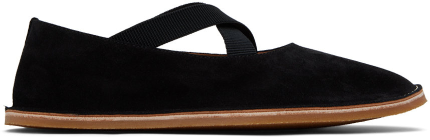 Black Criss-Cross Loafers